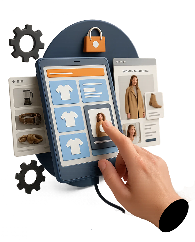 Customized E commerce Development Services banner