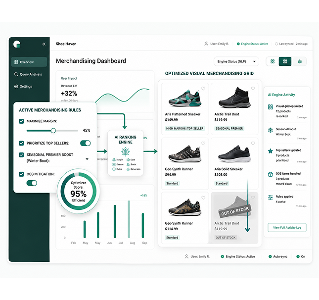 Automated Merchandising & Ranking Rules