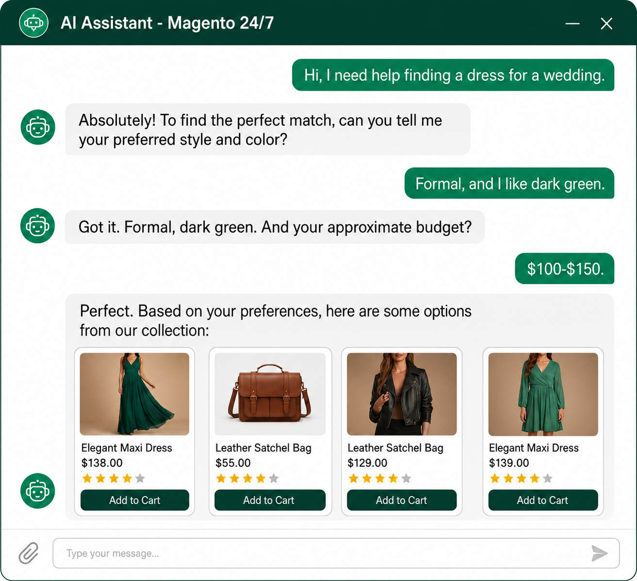Magento AI Chatbot Magento AI Chatbot