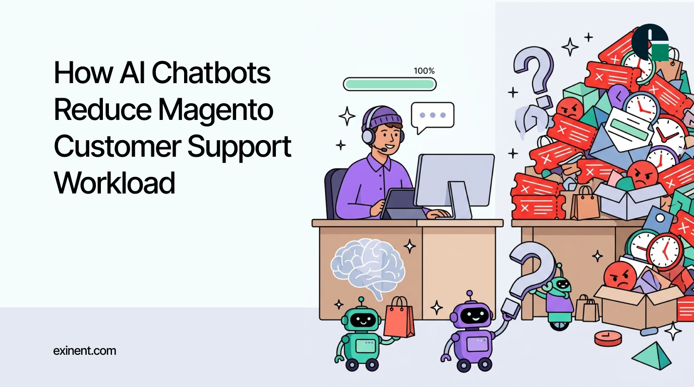 How AI Chatbots Reduce Magento Customer Support Workload
